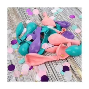 RUBFAC 60 globos de sirena de unicornio con globos de_4