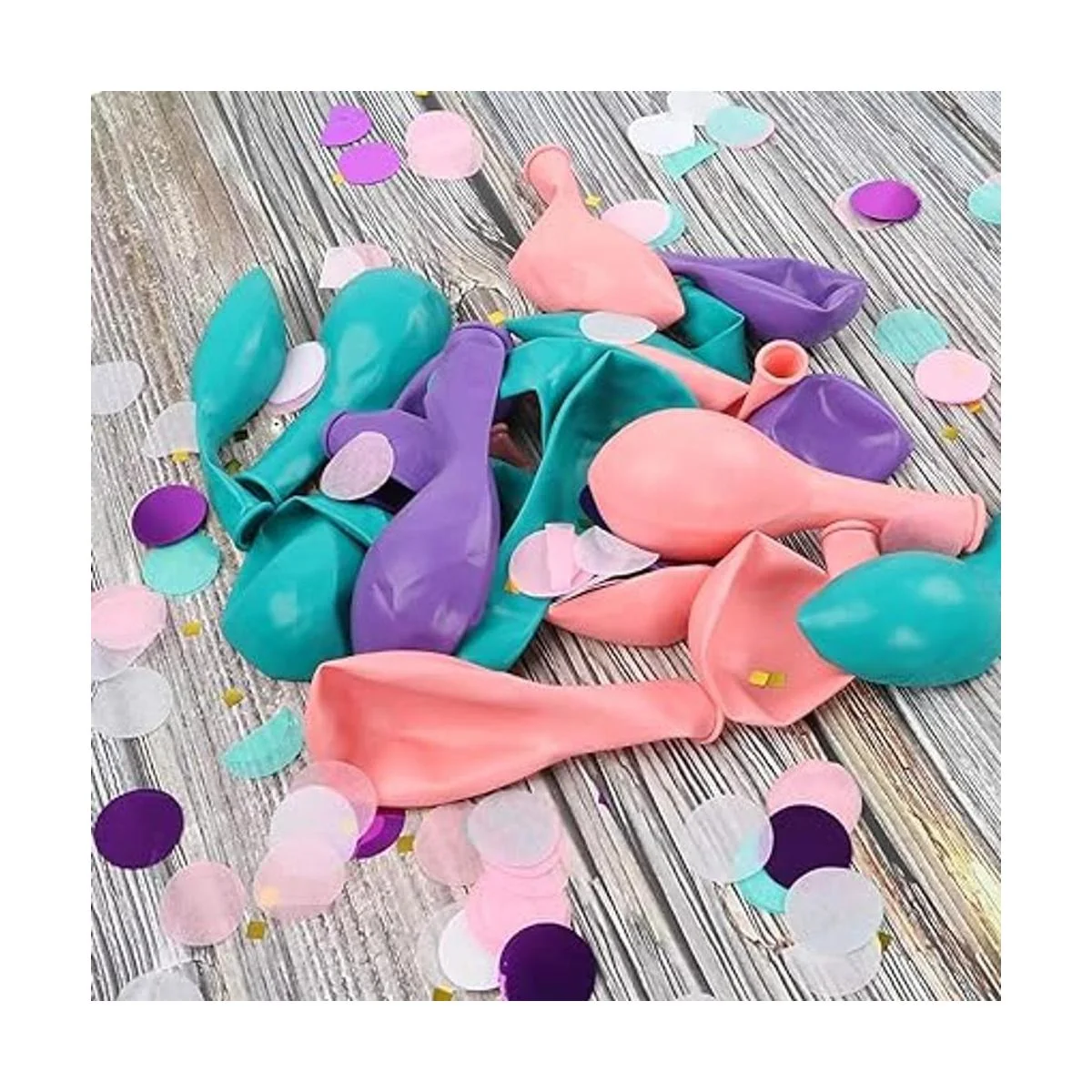 RUBFAC 60 globos de sirena de unicornio con globos de_4