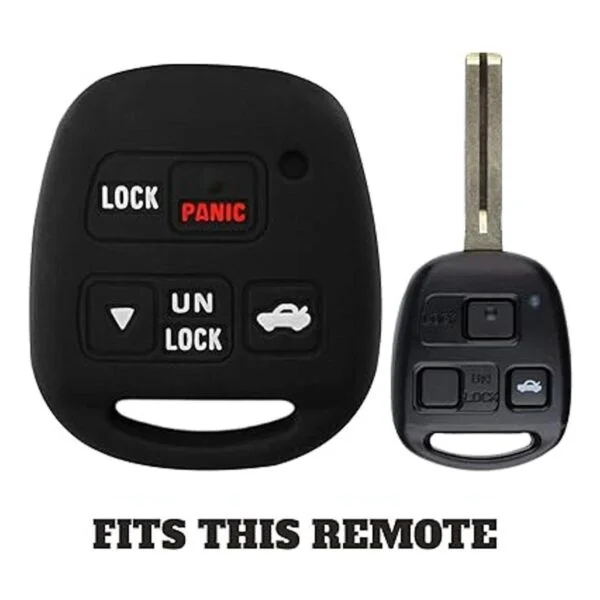 KeyGuardz Carcasa de goma para llave de coche Lexus_3