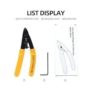 Forrador de fibra óptica CFS3 alicates de 3 agujeros_6