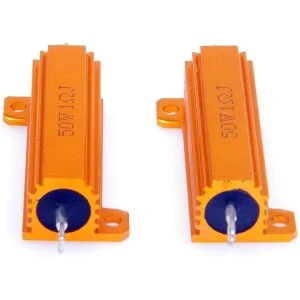 LM YN 2 Pcs 50 W 1 Ohm 5 de aluminio Shell Resistencias_2