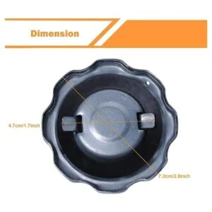 de gas GX390 compatible con GX340 cromado tanque de_2