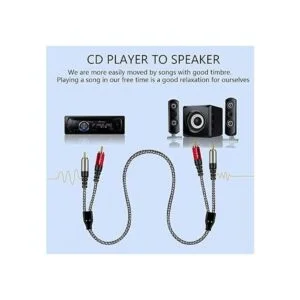 Yeung Qee Cable de audio estéreo RCA de 6 pies cable de_4