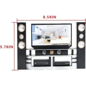 ETING Juego de accesorios de muebles de casa de muñecas