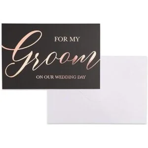 Libros y tarjetas de votos de boda con sobres juego de 4_5