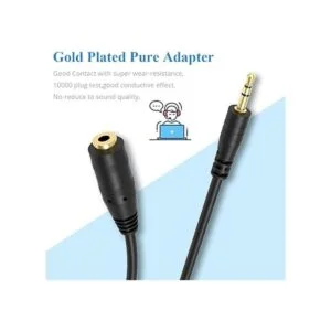 Electop Cable adaptador de conector de audio estéreo de_3
