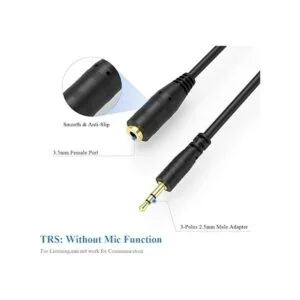 Electop Cable adaptador de conector de audio estéreo de_2