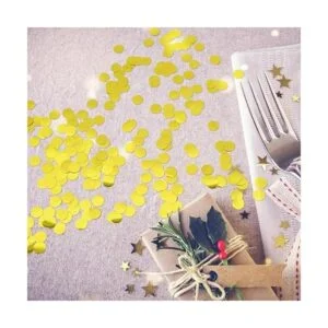 Círculos de confeti de mesa de papel puntos redondos de_5