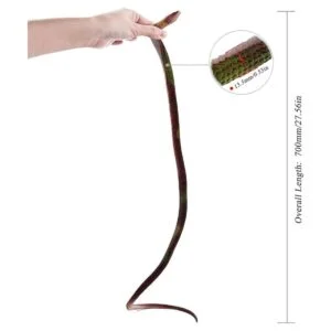 LRCXL 4 piezas de serpientes de goma realistas serpiente_3