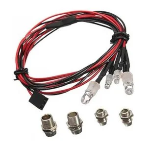 LAFEINA RC Kit de luz LED para coche camión RC 4 LED Kit_2