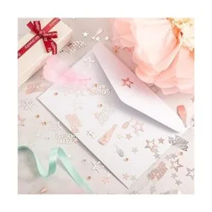 WILLBOND 3000 piezas de confeti de feliz cumpleaños de oro