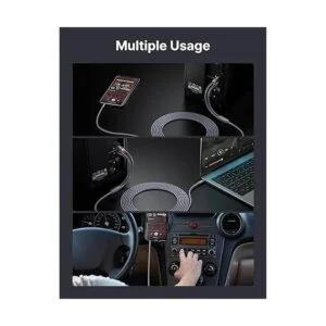 JSAUX Cable RCA a 0.138 in 6.6 pies 2 M Adaptador de_4