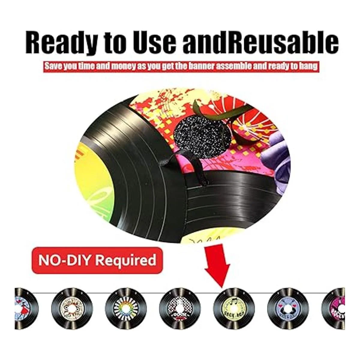 3 paquetes de decoraciones de fiesta de música de rock and_3