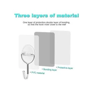 CGBE Ganchos adhesivos para pared ganchos resistentes_2