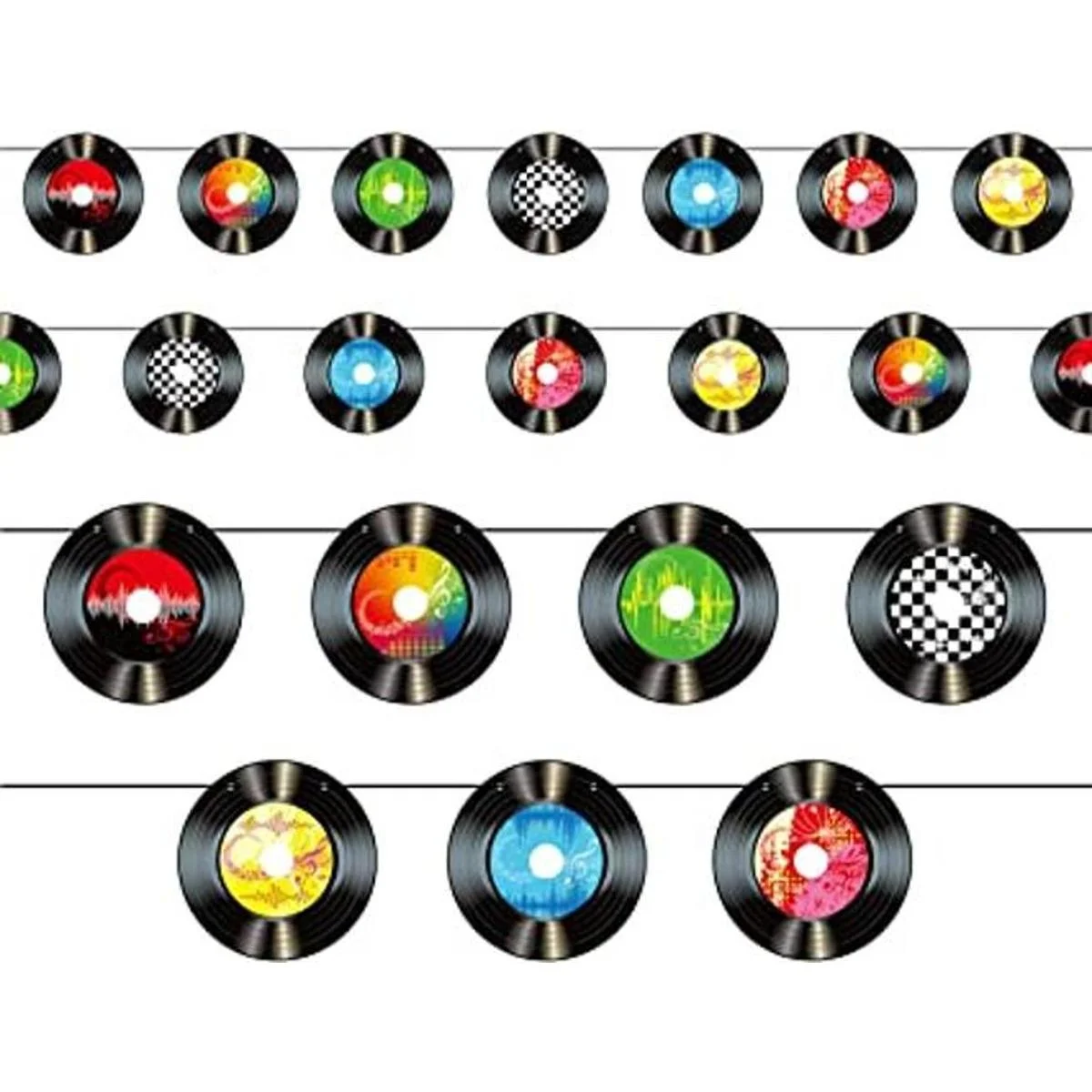 3 paquetes de decoraciones de fiesta de música de rock and_1