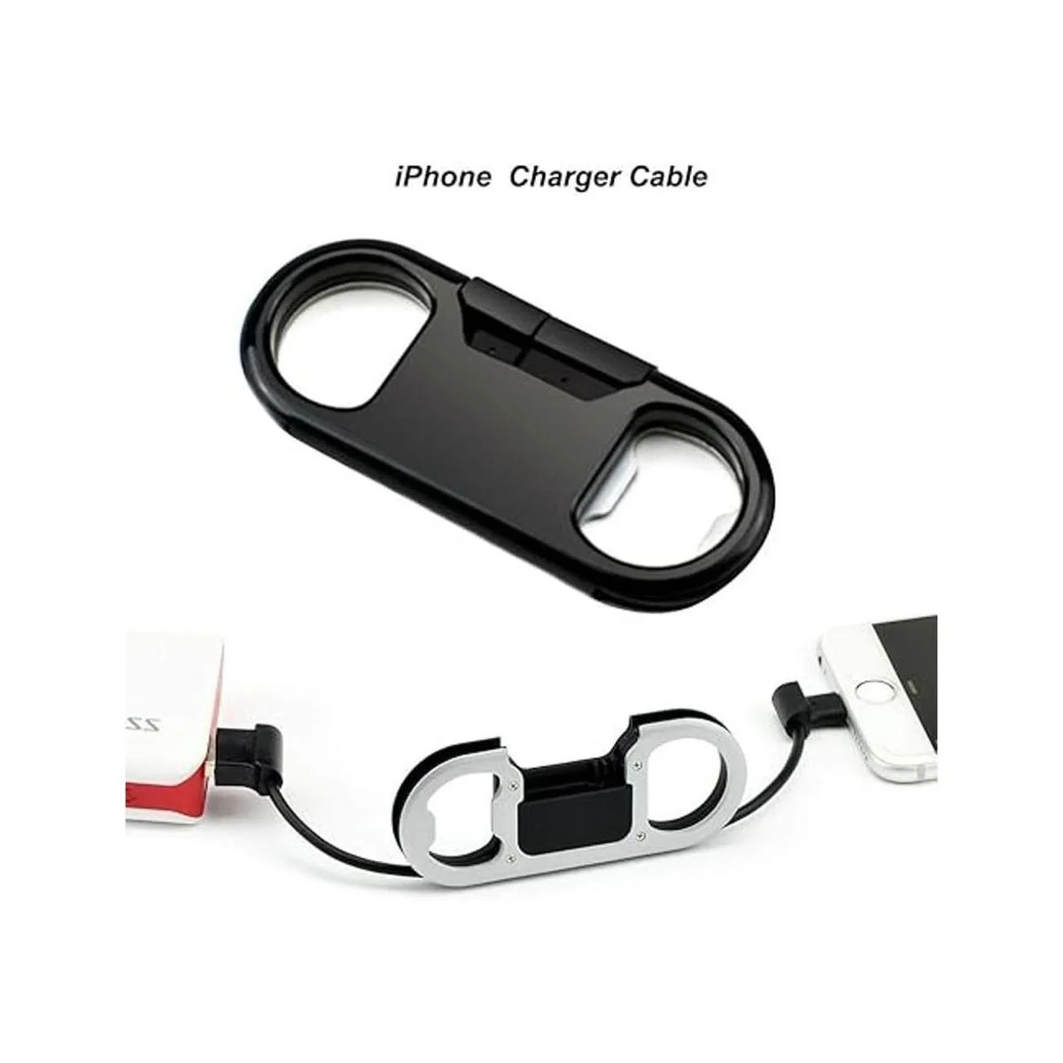 iDawn Cable de carga compatible para iPhone llavero_4