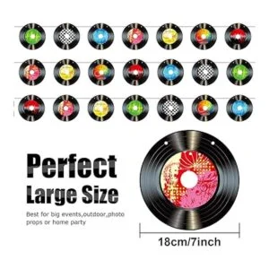 3 paquetes de decoraciones de fiesta de música de rock and_2