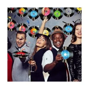 3 paquetes de decoraciones de fiesta de música de rock and_6