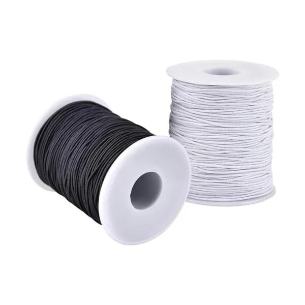 Cuerda elástica para pulseras 2 rollos de 0.039 pulgadas