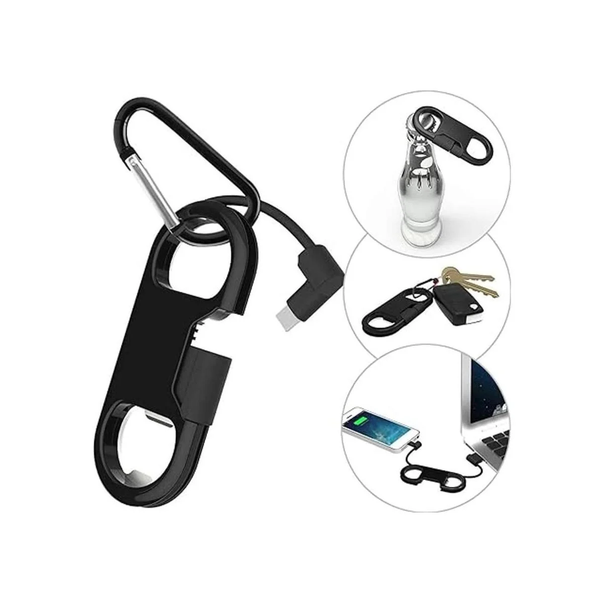 iDawn Cable de carga compatible para iPhone llavero_2