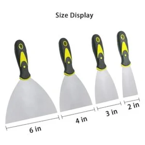 Juego de cuchillos de masilla Listenman 4 piezas 2346