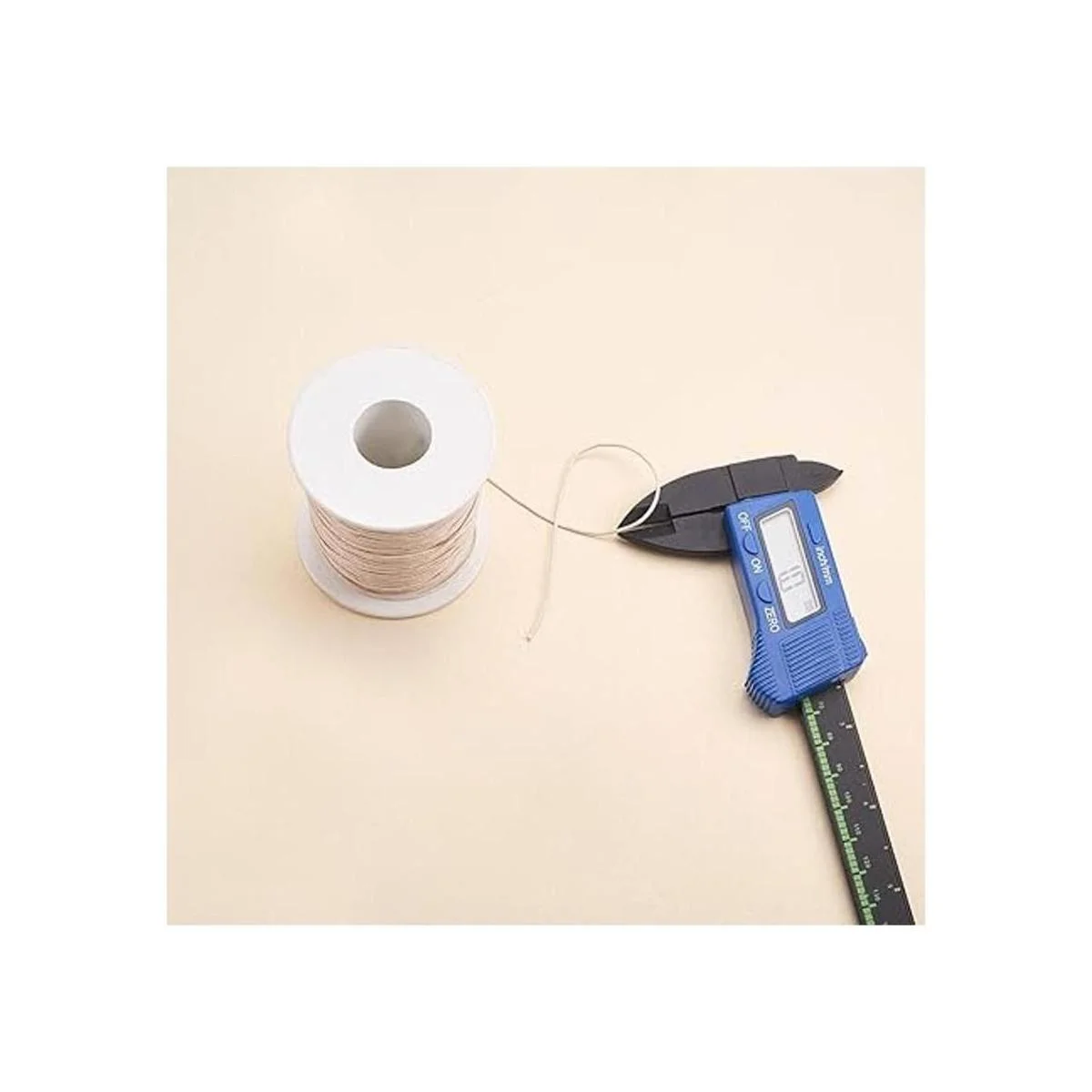 PH PandaHall Cordón de algodón encerado de 0.039 in hilo