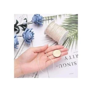 PH PandaHall Cordón de algodón encerado de 0.039 in hilo