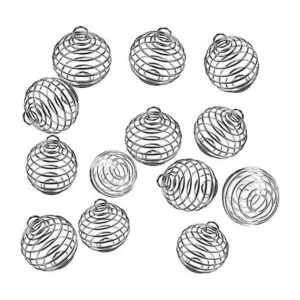 JIALEEY Jaulas de cuentas en espiral 20 unidades 0.984 x_1