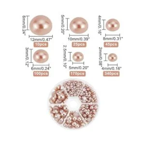 PH PandaHall 690 piezas de 6 tamaños de cabujón de perla_4