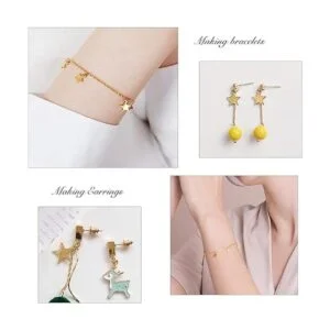 100 colgantes de aleación con forma de estrella para