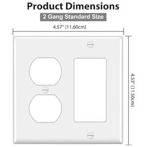 BESTTEN Placa de pared con interruptor de luz de_5