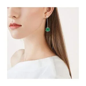 Paquete de 25 colgantes de trébol de cuatro hojas con