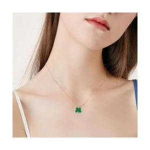 Paquete de 25 colgantes de trébol de cuatro hojas con