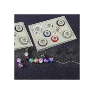 Tablero de diseño de pulsera tablero de cuentas flocadas