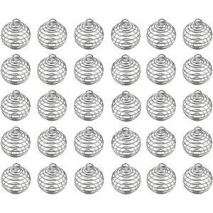 JIALEEY Jaulas de cuentas en espiral 20 unidades 0.984 x_3