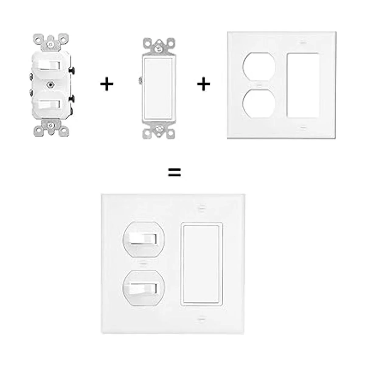 BESTTEN Placa de pared con interruptor de luz de_4