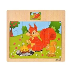 CCLIFE Juego de rompecabezas de madera para niños de 2 a 5_2