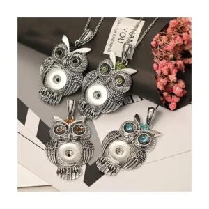 Lovglisten Collar de búho estilo vintage 0.709 in collar_4