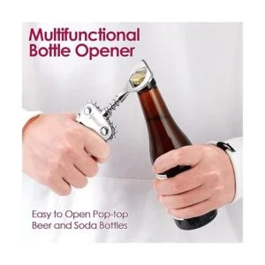 Ipow Abridor sacacorchos de alas de acero inoxidable para_3