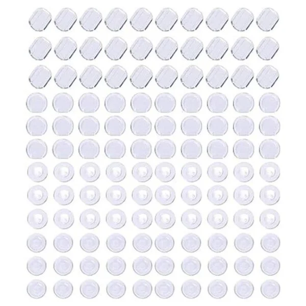 TOAOB 120 piezas 4 tamaños almohadillas de silicona