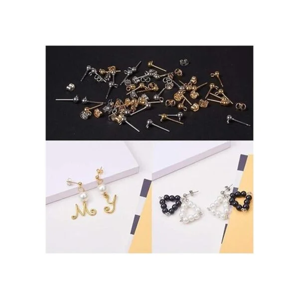 PH PandaHall 20 pares de aretes de acero inoxidable 304_5