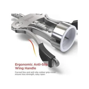 Ipow Abridor sacacorchos de alas de acero inoxidable para_4