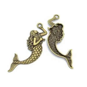 akoak 6 pcsPack aleación de tono de bronce colgante de_2