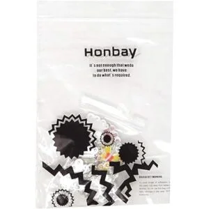 Honbay 14 piezas esmalte mariposa colgante con cristal_6