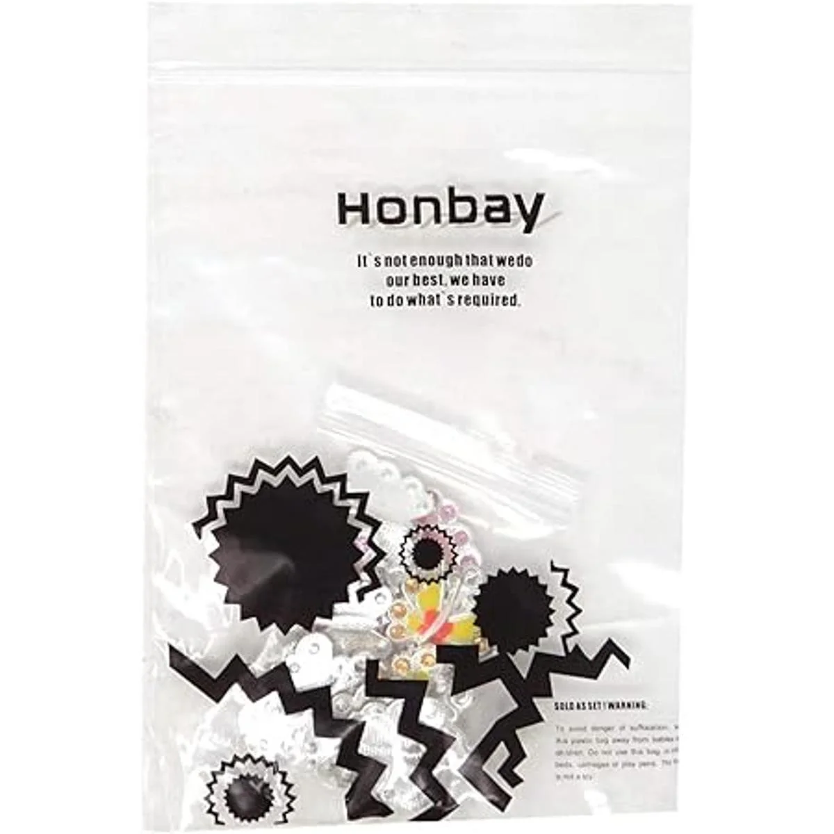 Honbay 14 piezas esmalte mariposa colgante con cristal_6