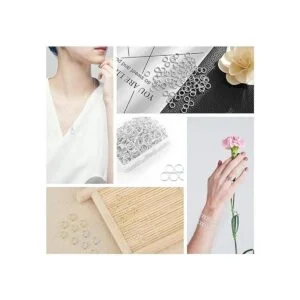 500 anillos de salto abiertos de 0.394 in conectores