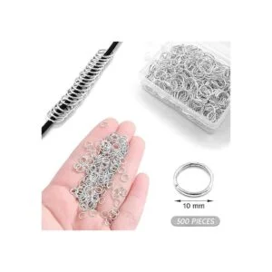 500 anillos de salto abiertos de 0.394 in conectores