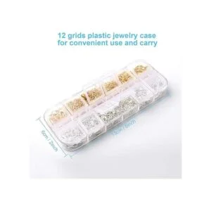 1200 anillos de salto abiertos y cierres de langosta con