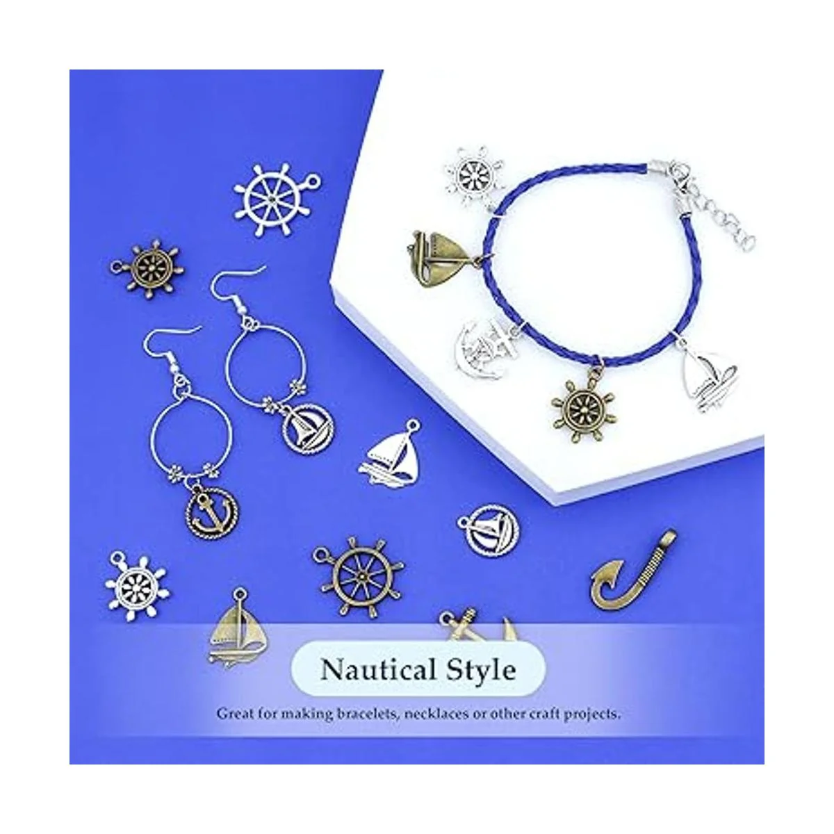 JIALEEY Dijes de ancla náutica para timón brújula de