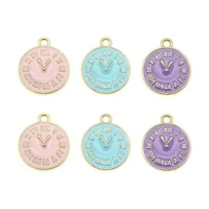 JJGrace Juego de 30 relojes esmaltados chapados en oro_1